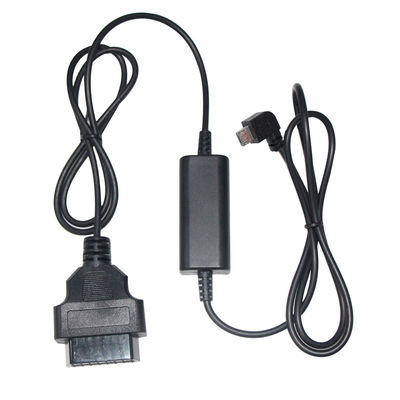 24W Micro USB-kabel aansluiting voor GPS DVR Camcorder Tablet E-dog Phone OBD II 16pin Charger
