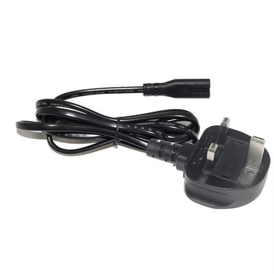 UK to C7 Power Cord Cable 1.5M 250V 2.5A 18AWG Flexible PVC voor Nintendo Switch/Speakers/Laptop Power Supply Adapter