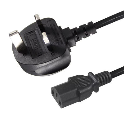 UK to C13 Power Cord 1.2M 250V 13A 16AWG Heavy Duty Cable voor servers/medische apparatuur/datacenter PDU (CE/BS1363/RoHS)