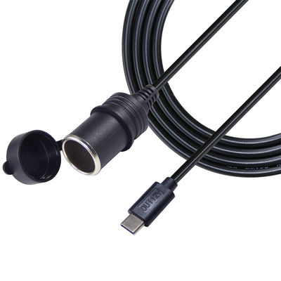 12V 24V Dual Input USB-C Car Charger Adapter Converter voor het opladen van voertuigen met QC3.0 Fast Charge & Safety Protection