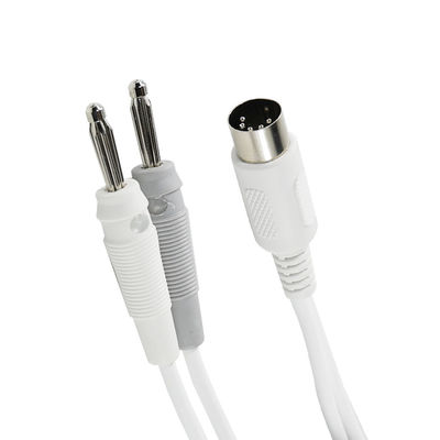 5-pin 180° DIN Vrouwelijke tot dubbele bananenplugkabelassemblage voor geluidstesten of schildsignaalkabel voor stroomvoorziening