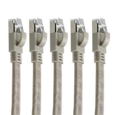 CAT6 Platte FTP Ethernet Patchkabel - Afgeschermde LAN Netwerkkabel met Boot voor Router, Switch, Datacenter Gebruik