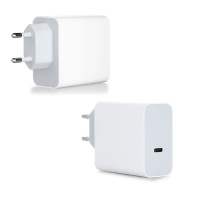 EU 2-pin USB-C muuroplader, 60W High-Speed Type-C Power Adapter voor laptop, tablet en smartphone