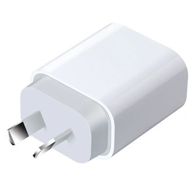 AU 2-pins USB-C Wandlader, 30W Snelle Type-C Stroomadapter voor Smartphones, Tablets en Kleine Laptops