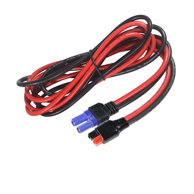 EC5 naar 2-pins rechthoekige DC-connector kabel 12AWG voor zonne-energiesystemen