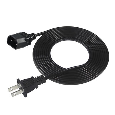 NEMA 1-15P naar IEC C18 netsnoer voor laptopadapters en projectoren