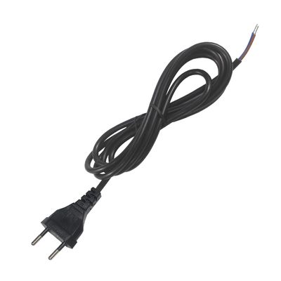 1.8M EU 2-pins stekker netsnoer 250V 10A PVC kabel