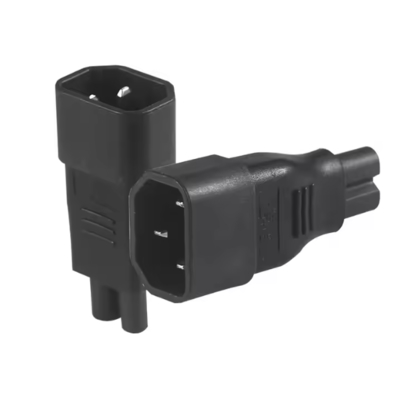 IEC C14 naar C7 voedingsadapter voor laptop, dvd, PS2