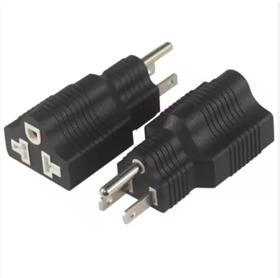 NEMA 5-15P tot 5-15R Rechte hoek aansluitadapter 15A 125V
