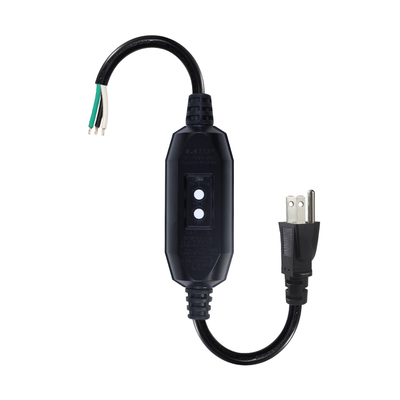 15A GFCI netsnoer NEMA 5-15P naar vrij uiteinde 14AWG