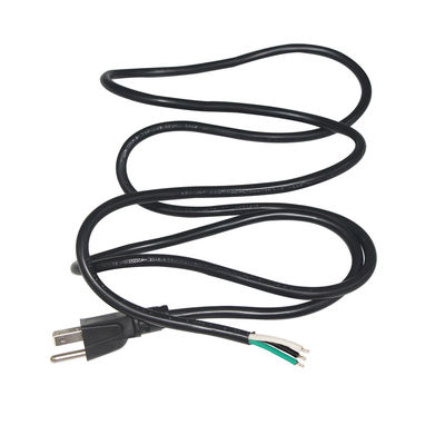 Usa NEMA 5-15P tot gestript vervanging open eind stroomkabel met ons mannelijke connector 18Awg