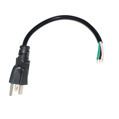Usa NEMA 5-15P tot gestript vervanging open eind stroomkabel met ons mannelijke connector 18Awg