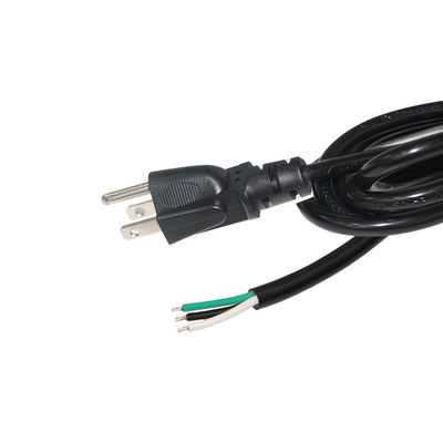 Usa NEMA 5-15P tot gestript vervanging open eind stroomkabel met ons mannelijke connector 18Awg