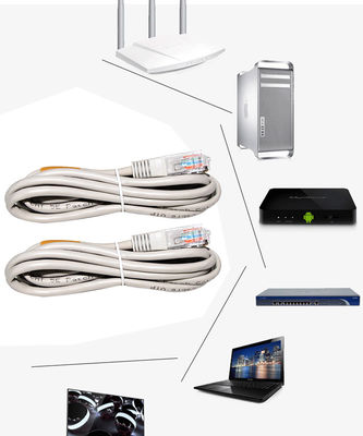 Lange Rj45 Ethernet-communicatiekabel Cat 5 Cat 5e Cat 6 patch cord 6ft