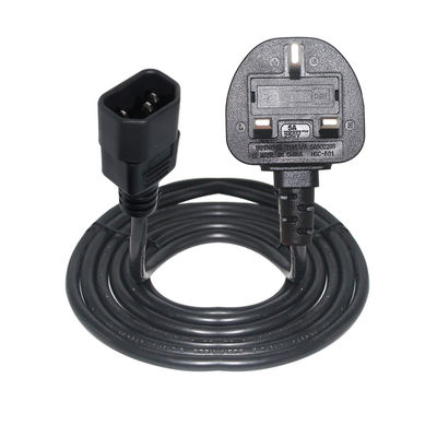 IP11 stroomkabel voor huishoudelijke apparaten 0,5 m met 3 kern H05VV-F kabel 3*0,75/1,0/1,5 mm2