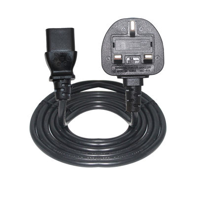 IP11 stroomkabel voor huishoudelijke apparaten 0,5 m met 3 kern H05VV-F kabel 3*0,75/1,0/1,5 mm2