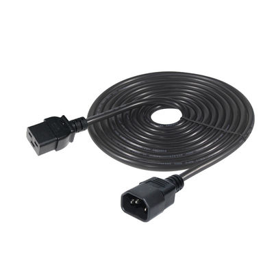 16 ampere wisselstroomstroomkabel Industrieel C14 Plug VDE stroomkabel 15A 250V 14AWG