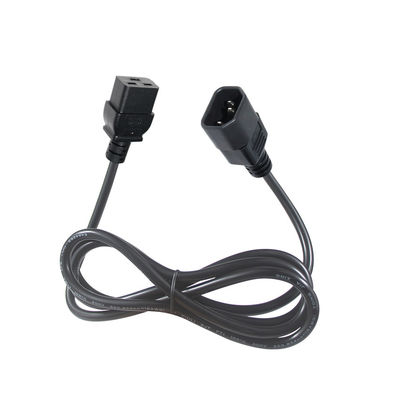 16 ampere wisselstroomstroomkabel Industrieel C14 Plug VDE stroomkabel 15A 250V 14AWG