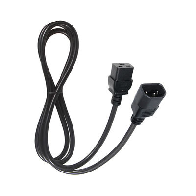 16 ampere wisselstroomstroomkabel Industrieel C14 Plug VDE stroomkabel 15A 250V 14AWG