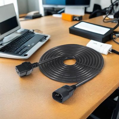 IEC C19 tot en met C14 stroomkabel 16AWG 250V 1,8 m voor industriële apparatuur