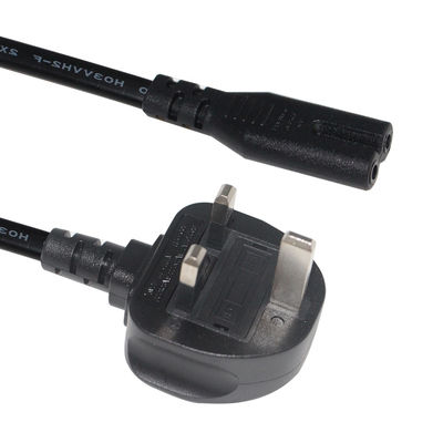 Verenigd Koninkrijk Plug to IEC C7 Power Cord 1.5m Pure Copper Black