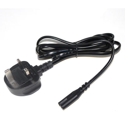 Verenigd Koninkrijk Plug to IEC C7 Power Cord 1.5m Pure Copper Black