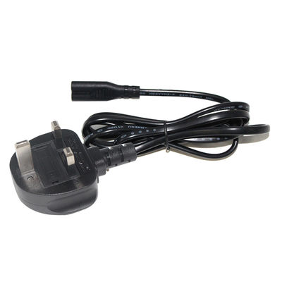 Verenigd Koninkrijk Plug to IEC C7 Power Cord 1.5m Pure Copper Black