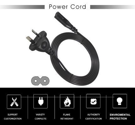 2.5A 250V C7 Plug Aus Saa Power Cord India Socket 16Amp Australië Power Cable