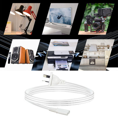 SAA tot IEC C7 Power Cord 2-Pin AU Plug 1M Wit ROHS gecertificeerd