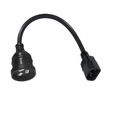 240V 3 prong IEC 320 C14 elektrisch stroomkabel voor een soepele tv-verbinding in Australië
