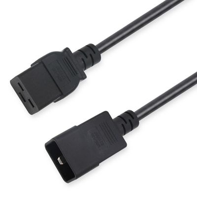 PVC-jas 3Pin Plug C19 C20 Elektriciteitsdraad Stromtoevoerverlengkabel