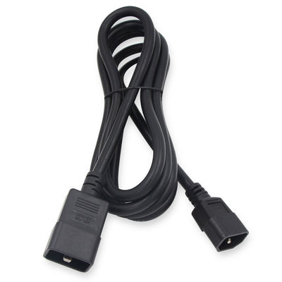 PVC-jas 3Pin Plug C19 C20 Elektriciteitsdraad Stromtoevoerverlengkabel
