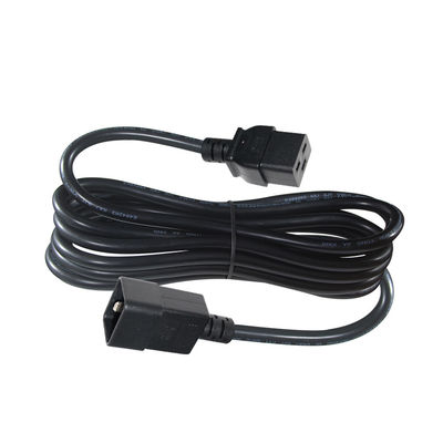 PVC-jas 3Pin Plug C19 C20 Elektriciteitsdraad Stromtoevoerverlengkabel