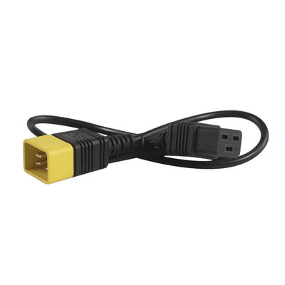 IEC C19 naar C20 netsnoer 1,5m PVC-mantel 220V EU-stekker