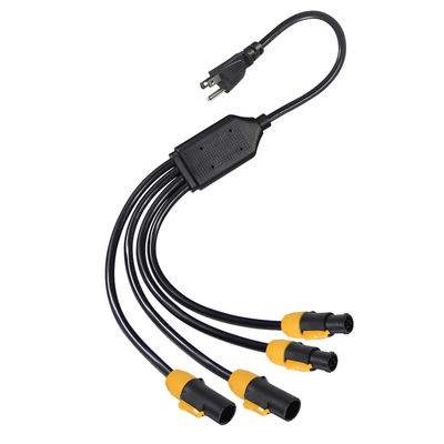Standaard 515P Sjow 16Awg True1 Connector 4 X Nac3fca Powercon Ac Nema Power Cord