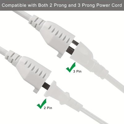 125V 13A elektrisch stroomkoord NEMA5-15P naar NEMA 5-15R 1 tot 2 Y Splitter SJT 16AWG 3 draad