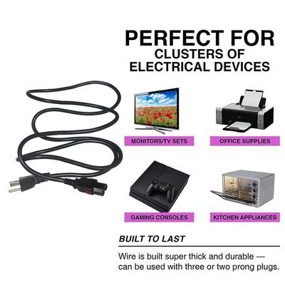 Sluit ons aan aan de C15 Desktop Computer Power Cable 16AWG- 18AWG