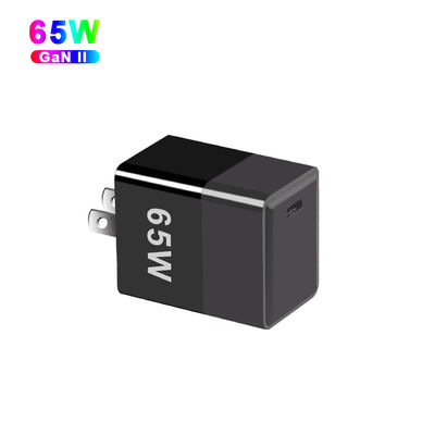 Kortsluitingsbescherming 65W GaN-oplader met QC4.0 PD en USB C-poorten EU/US/UK Plug