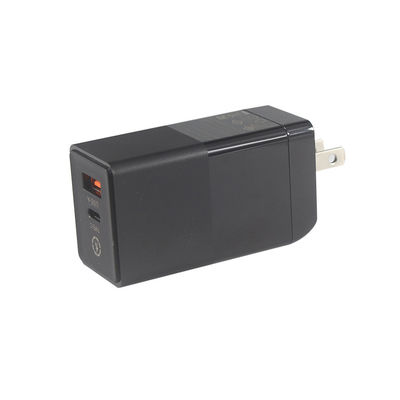 Draagbaar opladen 65W 2 poorten Kleine PD snellaadoplader met GaN Galliumnitried