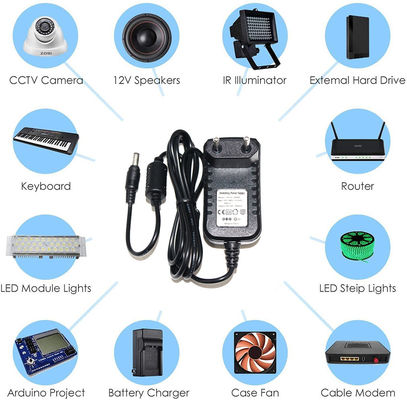 1A Verstelbare 3-12V DVR Adapter DC 12V 2A Uitgang AC-DC Schakelstroom Adapter voor CCTV