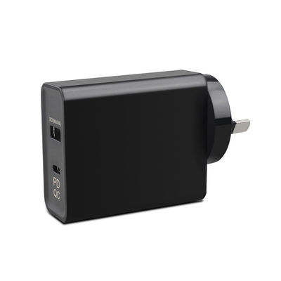 AC-DC-voedingsadapter 65W Type-C met QC 3.0 en draadloos opladen AU SAA Goedgekeurde 100-240V Input