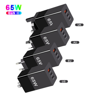 65W Mini Type-C Fast Charging PPS 65W GaN Charger met drie poorten en A 2C technologie