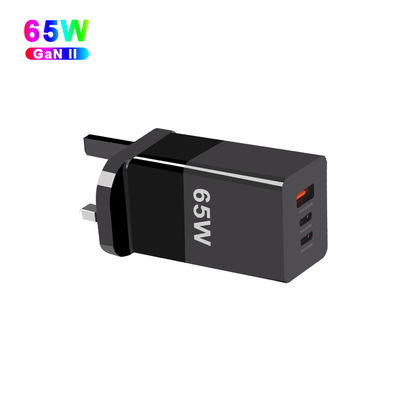65W Mini Type-C Fast Charging PPS 65W GaN Charger met drie poorten en A 2C technologie