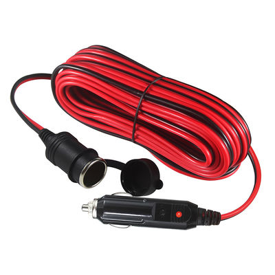 3ft 6ft 12ft Cigarette Lighter Extension Cord Man To Female Voor het opladen van de auto