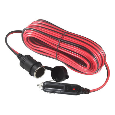 3ft 6ft 12ft Cigarette Lighter Extension Cord Man To Female Voor het opladen van de auto