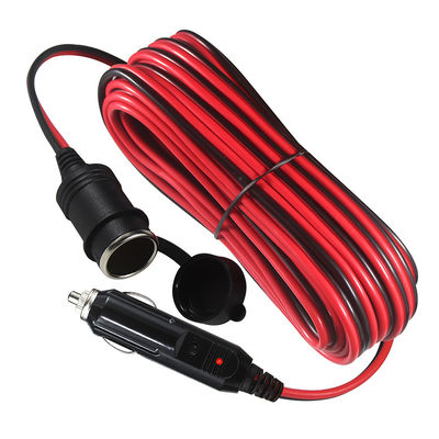 3ft 6ft 12ft Cigarette Lighter Extension Cord Man To Female Voor het opladen van de auto