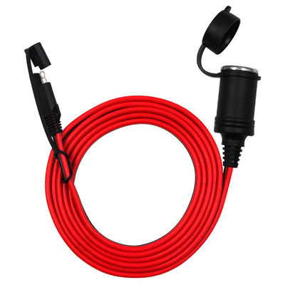 Laagspanningszonnebatterijkabel Sigareluchter stopcontact naar SAE oplaadverlengingsdraad