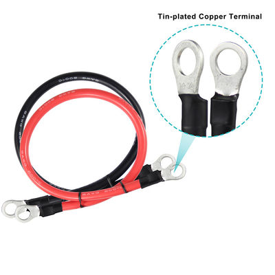 Gepersonaliseerde 14AWG Autobatterij Chargimg Verlengkabel Draad O Ring Terminal