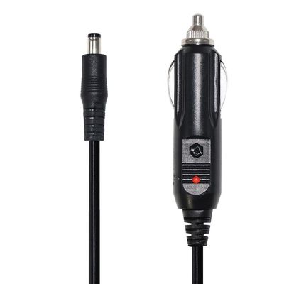 Draagbare DC12V auto sigarettenanker aansluitkabel met 5,5 mm * 2,1 mm connector