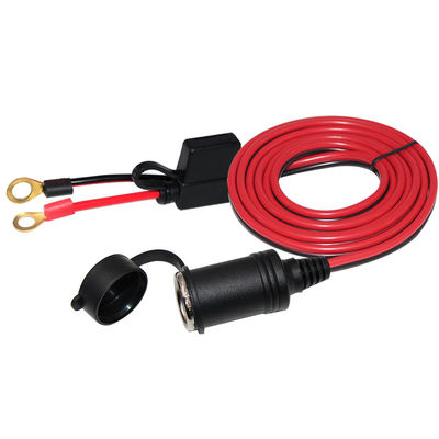 Vrouwelijke aansteker tot O-ring terminal batterijkabel 12V/24V